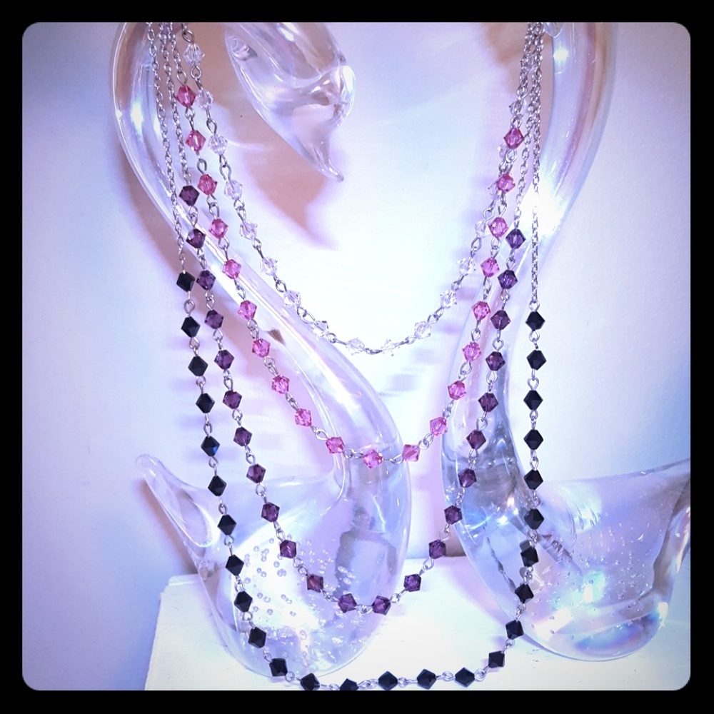 Swarovski Crystal Handmade Necklace (READ)